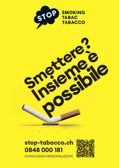 Poster stop-tabacco A3  (sigaretta)